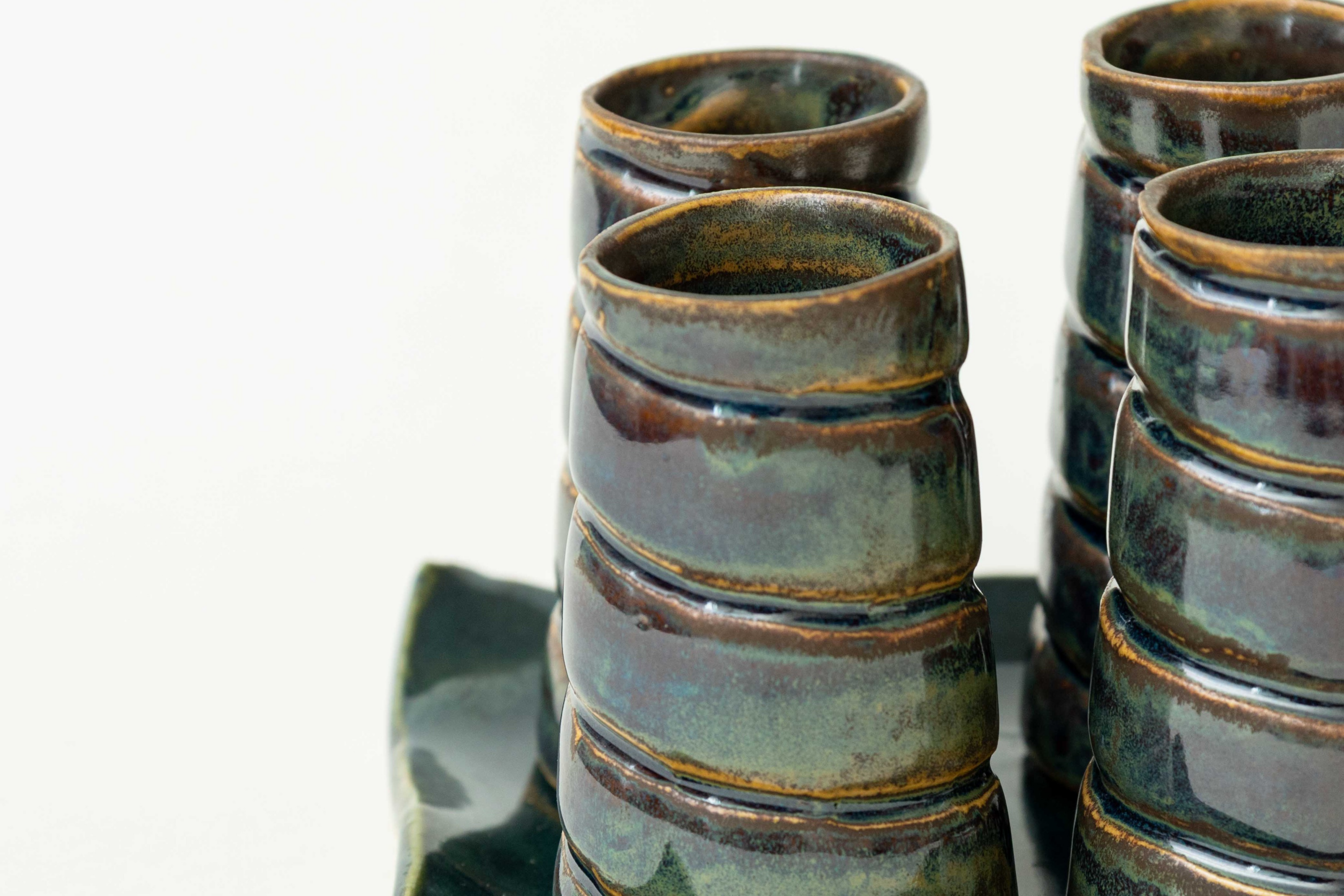 Tequilero 4 Piezas (con base)