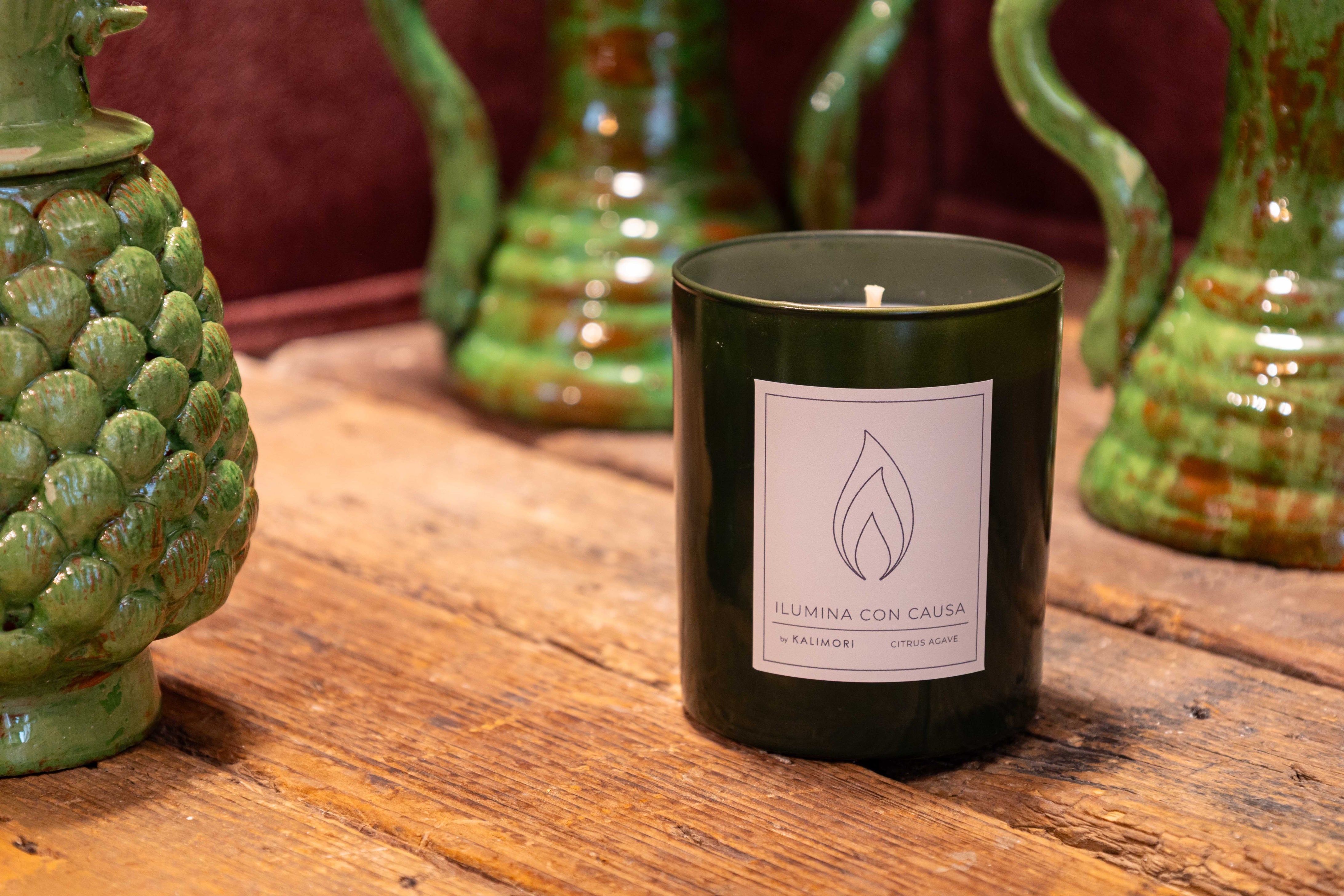 Vela Individual Citrus Agave