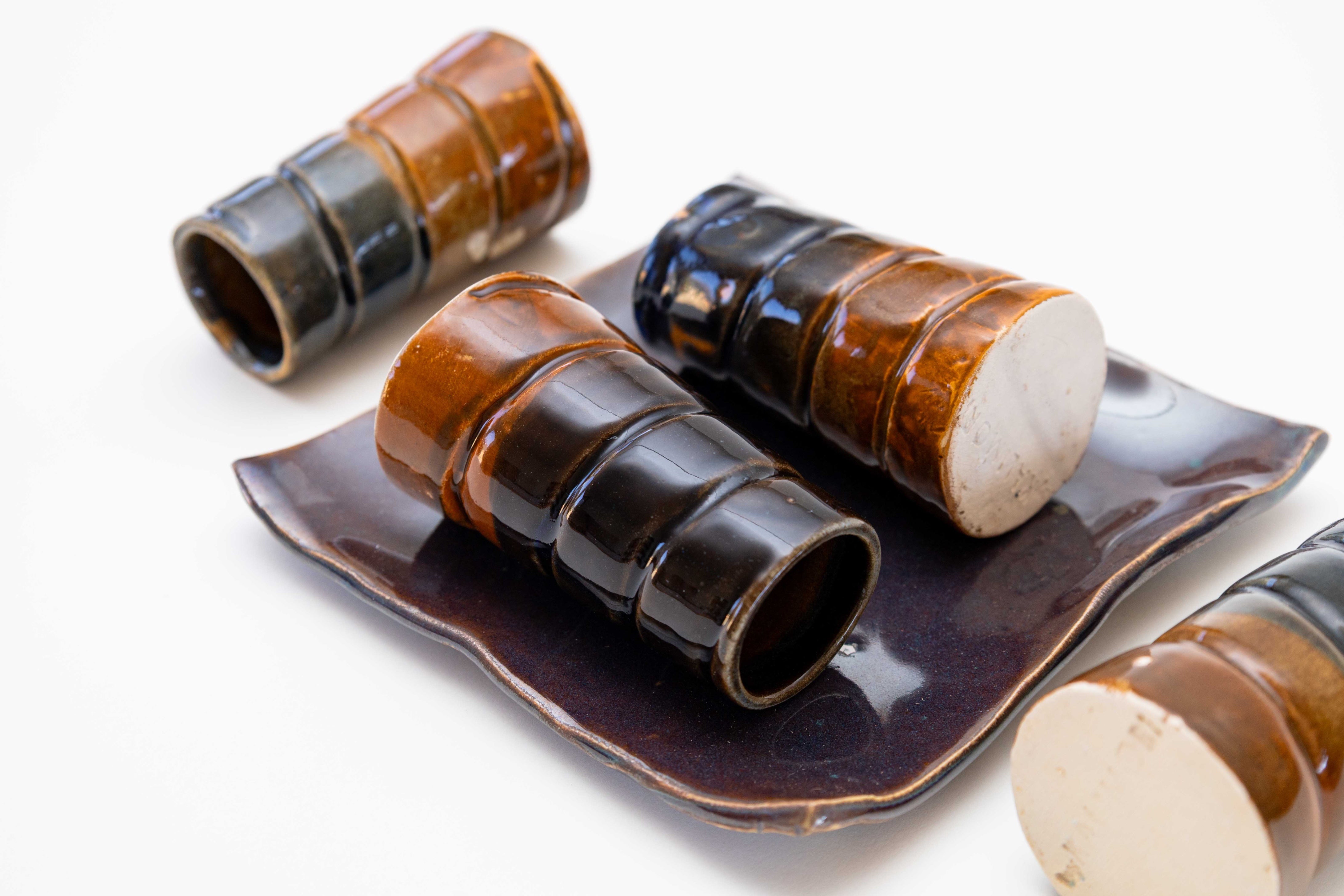 Tequilero 4 Piezas (con base)