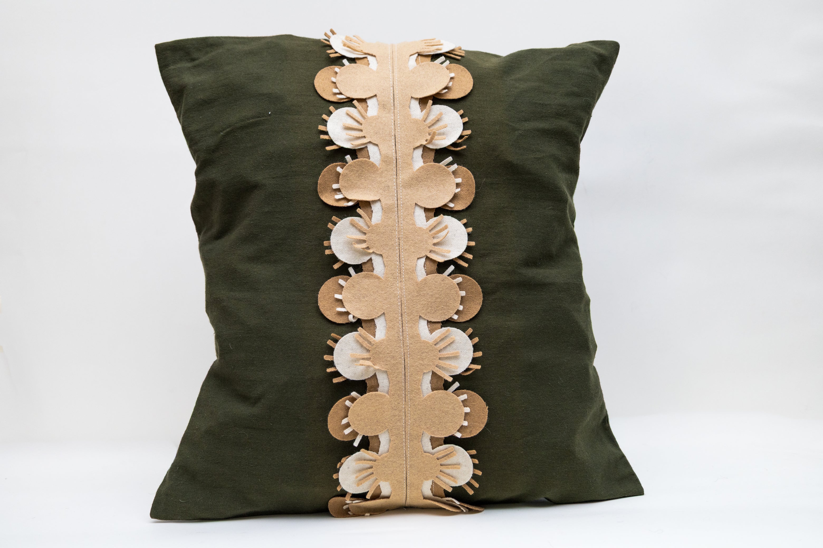 Funda para Cojín con Aplicaciones