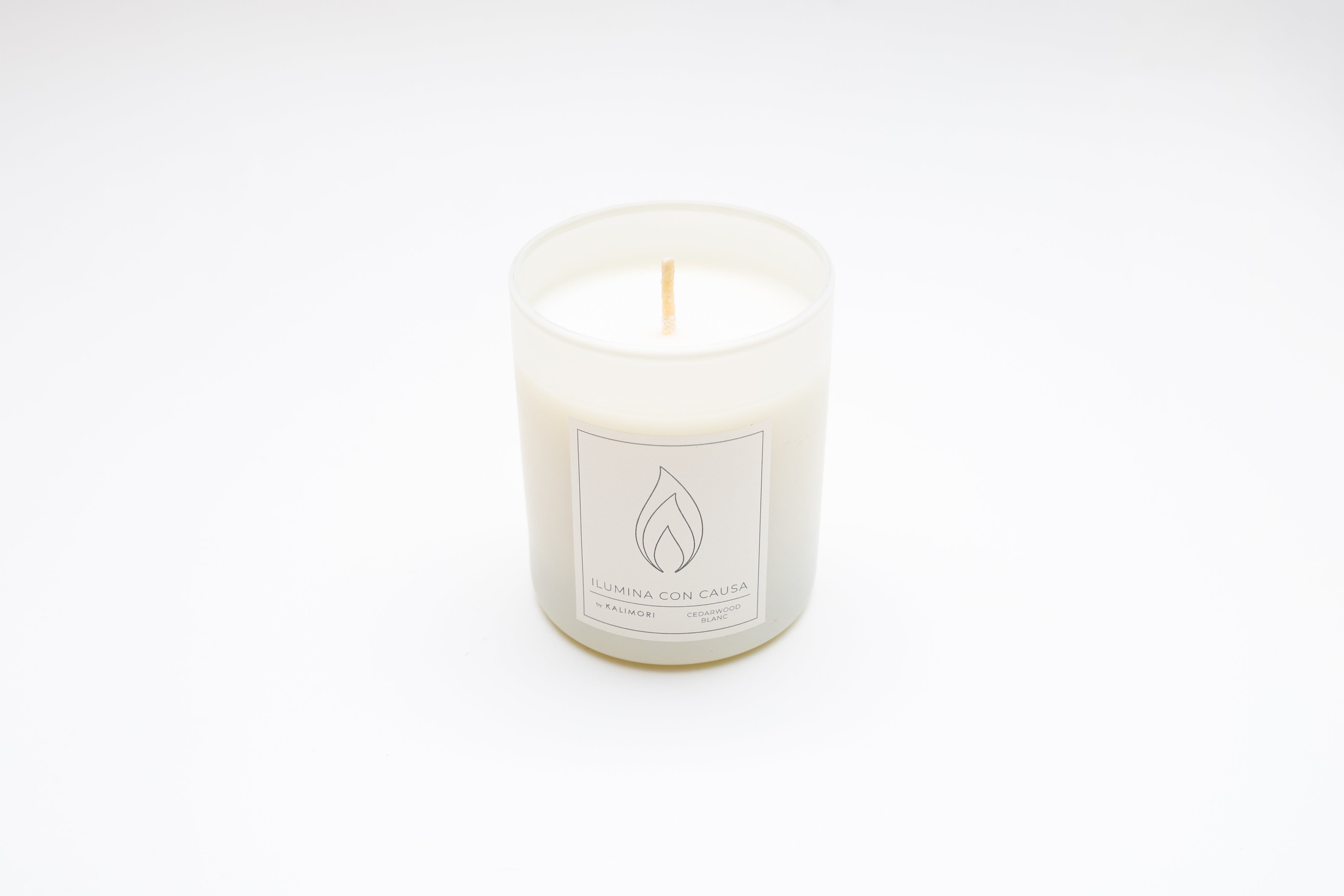 Vela Individual Cedarwood Blanc