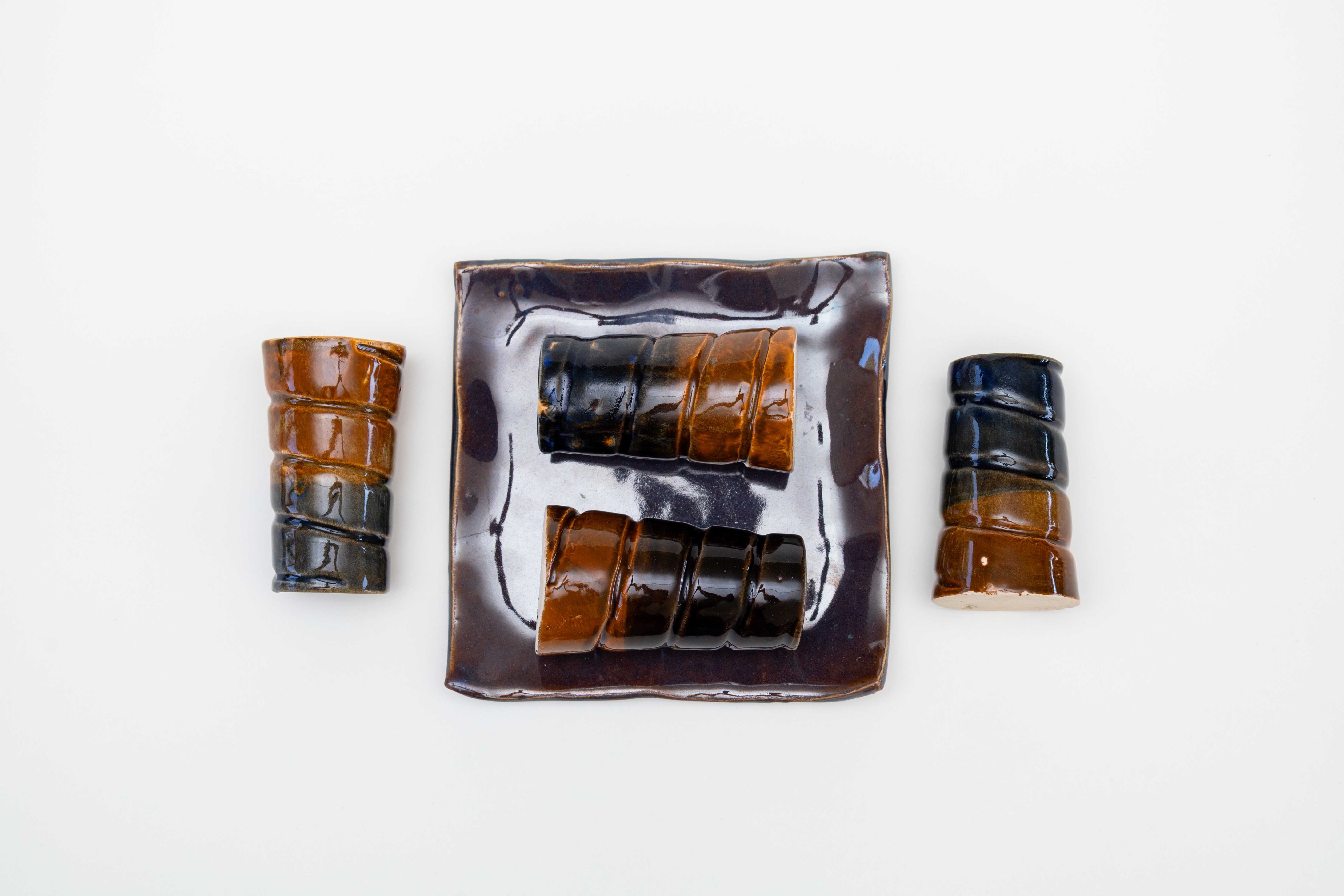 Tequilero 4 Piezas (con base)